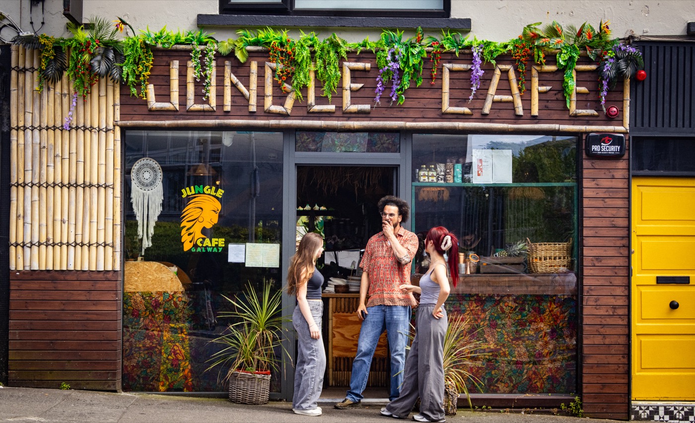 Jungle Café storefront, Galway